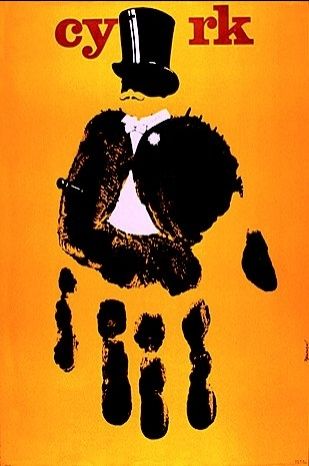 Handprint With Top Hat by Andrzej Pagowski