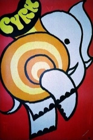 Abstract elephant by Jerzy Treutler