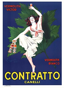 Contratto Canelli Vermouth  later printing