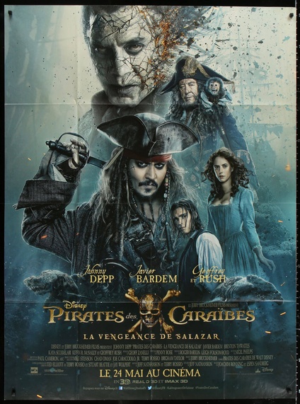 Pirates of the Caribbean Dead Men Tell No Tales Poster T510 A4 A3 A2 A1 A0|