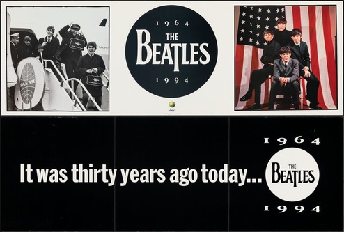 The Beatles Double-Sided 30th Anniversary Poster | Music Posters