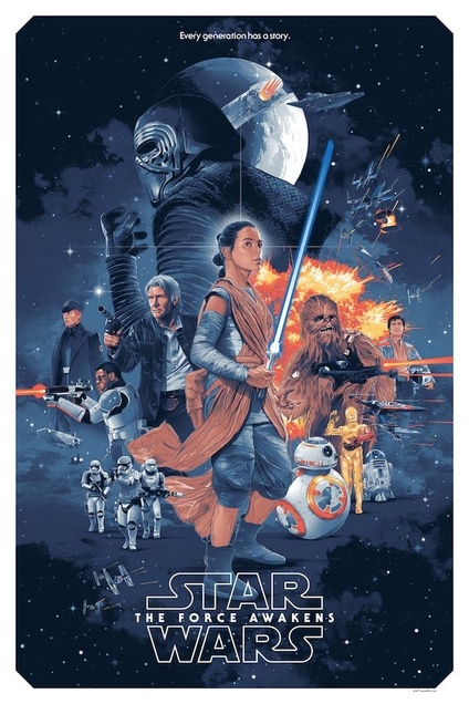 Pardon Dat Oppervlakte Star Wars: Episode VII - The Force Awakens | Poster | Movie Posters |  Limited Runs