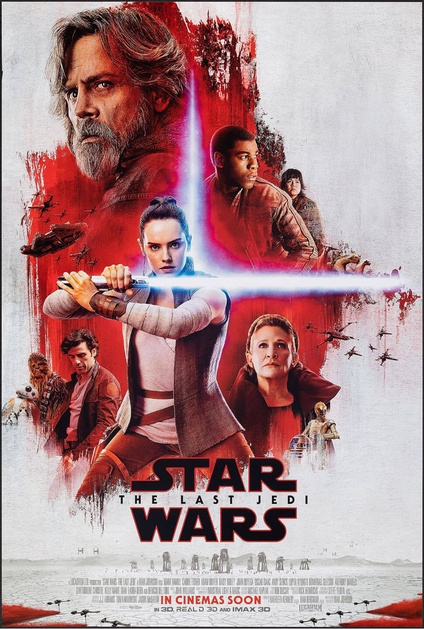🥇 Posters or decorative sheets star wars the last jedi 🥇