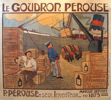1900 French Oversize Poster, Goudron Perouse