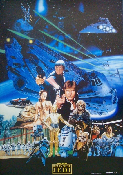 aanwijzing Reclame zout Star Wars: Episode VI - Return of the Jedi | Japanese B2 | Movie Posters |  Limited Runs