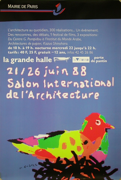 Salon International De L Architecture Advertising Posters Limited Runs
