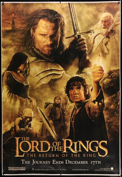 Return Of The King Movie Poster Print The Lord Of The Rings 