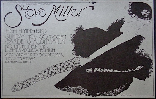 Steve Miller Band: Vancouver 1969 | Music Posters | Limited Runs