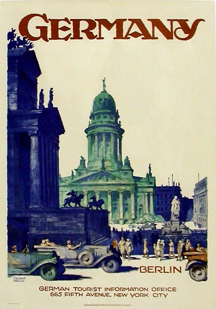 Berlin Theatre 1900 Advert A3 Art Poster Print 