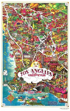 Los Angeles California fun map
