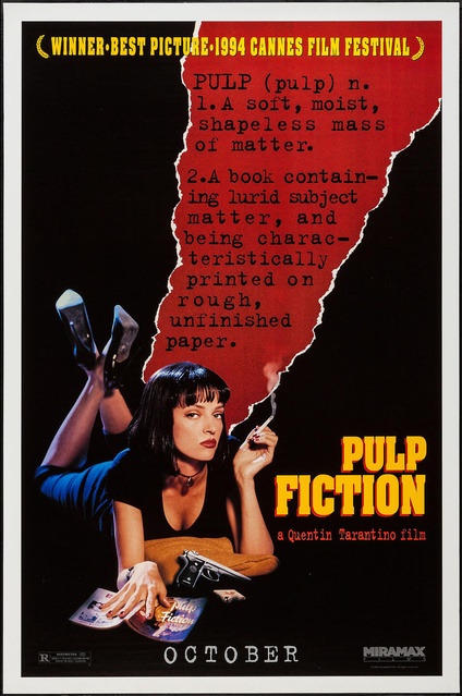 PULP FICTION Movie PHOTO Print POSTER Alternative Film Art Samuel L Jackson 004