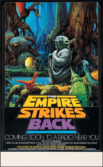 Affiche film Yoda Star Wars - poster humour affiche film Star Wars