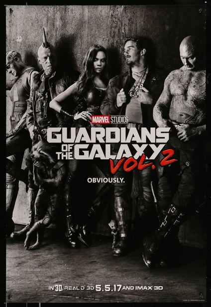 GUARDIANS OF THE GALAXY; VOL 2  Movie PHOTO Print POSTER Textless Film Art 004