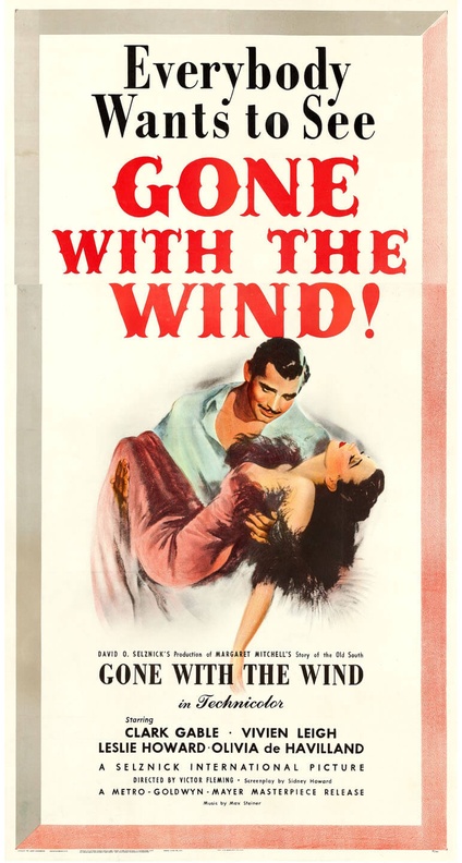 VIVIEN LEIGH, THOMAS MITCHELL, GONE WITH THE WIND, 1939 Stock