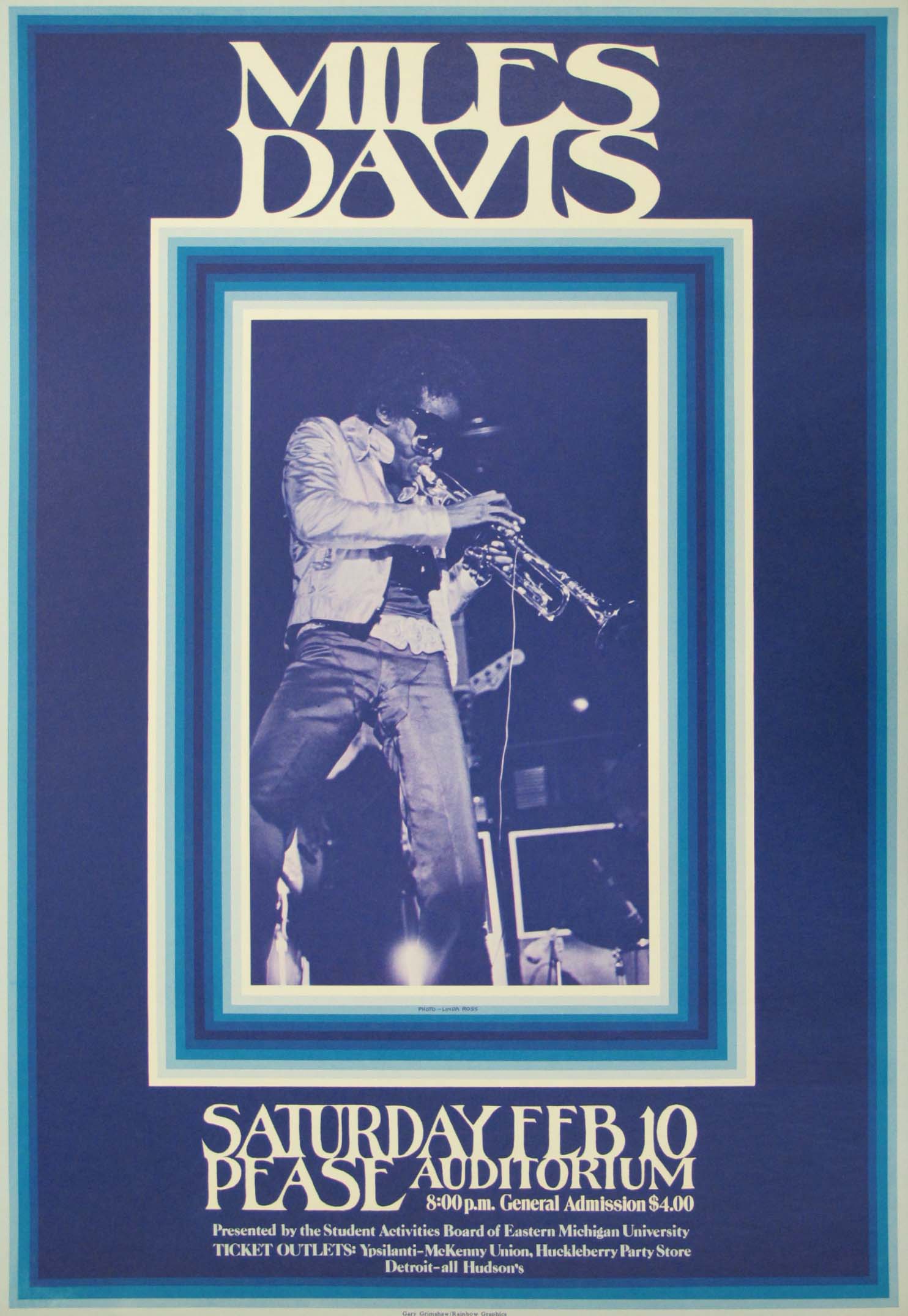 Miles Davis Concert Poster