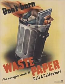 Don't Burn Waste Paper