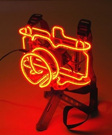 FLASH CAMERA RED (Neon)