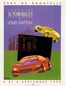 Louis Vuitton - Parc de bagatelle print by Vintage Advertising
