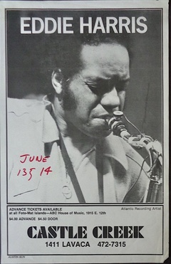Eddie Harris: Austin 1976