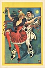 DANCER WITH A CLOWN "Pierrot"