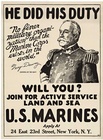 He Did His Duty  U. S. Marines
