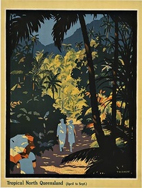 Tropical North Queensland Australia | Percy Trompf | 1930s travel poster