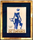 Semaine Nationale de L'Enfance - Framed