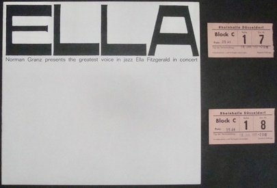 Ella Fitzgerald: German Tour 1967 (Program)
