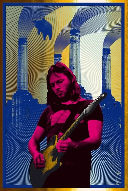 Pink Floyd: David Gilmour (Red gold foil)