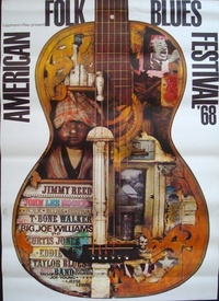 American Folk And Blues Festival 1968 (A0 - signed)