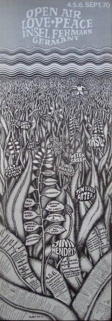 Open Air Love And Peace Festival: Insel Fehrman 1970 (style B)