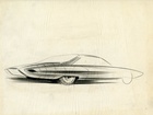 GM Futuristic Rear Quarter-Panel Concept Design