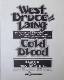 West Bruce And Laing: Seattle 1970