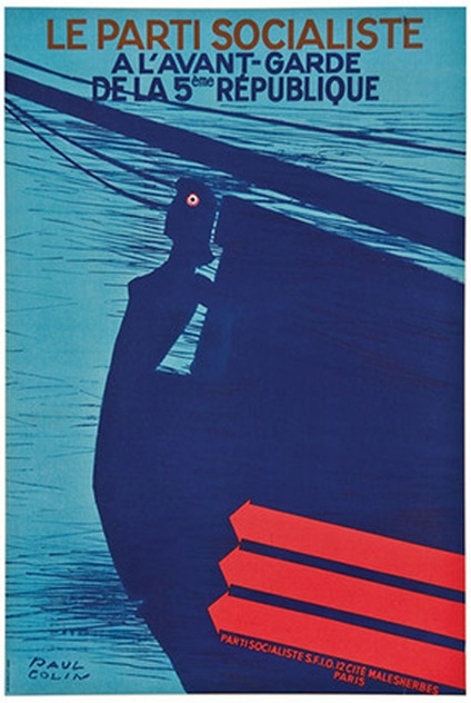 Le Parti Socialiste Poster | linen-backed