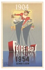 Original  1954 "Foire de Paris" Albert Solon Vintage French Poster