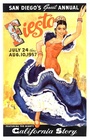 San Diego's Great Annual Fiesta on linen