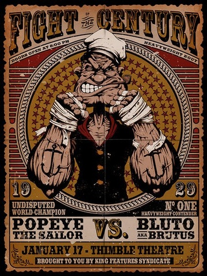 Popeye Fight Of the Century