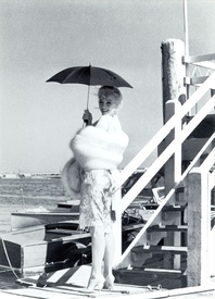 Marilyn Monroe on the set of Some Like It Hot