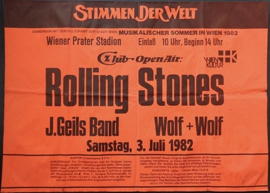 Rolling Stones: Vienna 1982