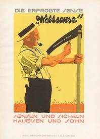 Die Erprobte Sense Wellsense (bookplate) 1926