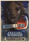 1963 Monte Carlo Television Festival Vintage Poster – Molné | Festival International de Télévision M