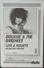 Siouxsie and The Banshees: Santa Barbara 1986