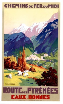 ROUTE des PYRENEES EAUX BONNES