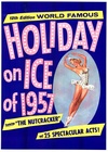 Holiday on Ice of 1957 linen-backed