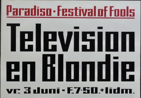 Television and Blondie: Amsterdam 1977