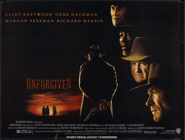 Unforgiven Movie POSTER 11 x 17 Clint Eastwood Morgan Freeman A Gene Hackman 