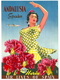 Andalusia Spain Iberia Air Lines Constellation