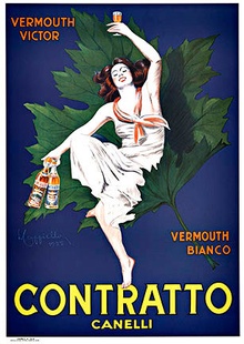 Contratto Canelli Vermouth  later printing