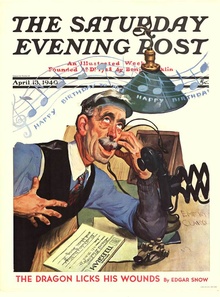 Saturday Evening Poster Newsstand Poster, 1940