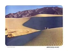 1954 Death Valley National Monument Vintage Travel Poster – American Airlines, Hubert A. Lowman, Lin